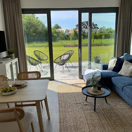 Prázdninový dům Nadmorska Otulina - Nowoczesne Dwupoziomowe Nad Morzem Z Duzym Ogrodem