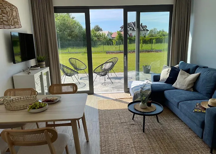 Hébergement de vacances Nadmorska Otulina - Nowoczesne Dwupoziomowe Nad Morzem Z Duzym Ogrodem