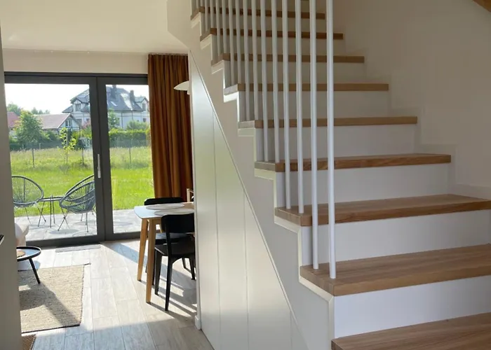 Nadmorska Otulina - Nowoczesne Dwupoziomowe Nad Morzem Z Duzym Ogrodem Hébergement de vacances Ustka