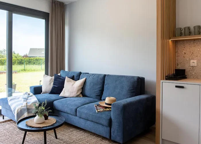 Hébergement de vacances Nadmorska Otulina - Nowoczesne Dwupoziomowe Nad Morzem Z Duzym Ogrodem Ustka